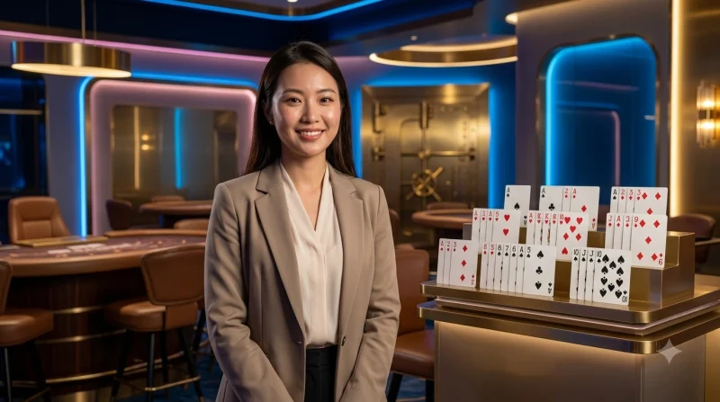 Bảng xếp hạng các tay bài poker từ yếu đến mạnh nhất với hiệu ứng ánh sáng vàng trên nền tối