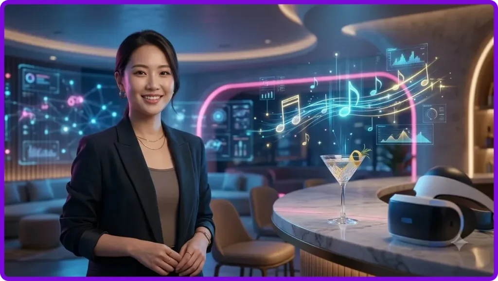 Thị trường Casino SC88 hiện đại với biểu đồ và đồng xu kỹ thuật số