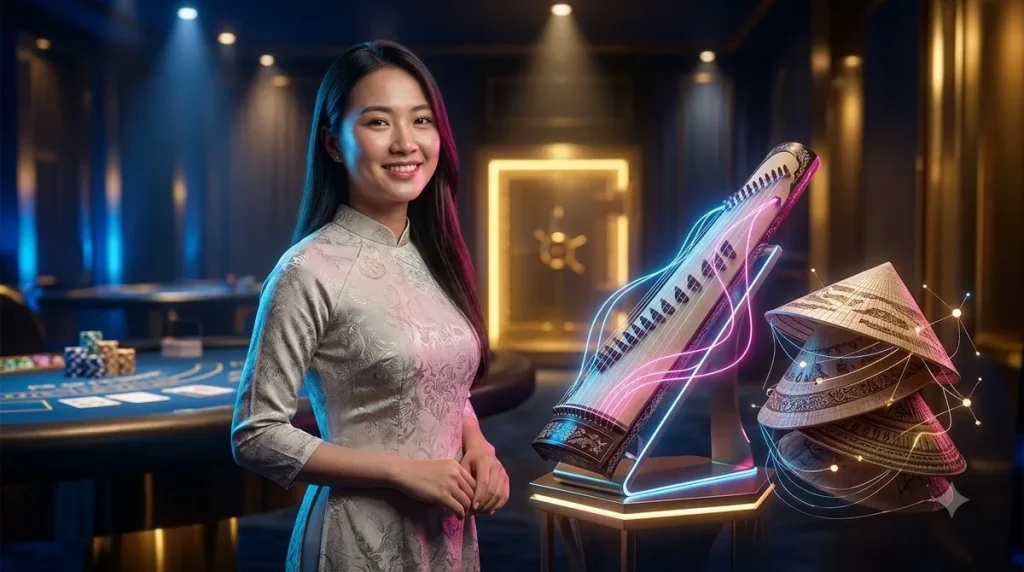 Biểu tượng bảo vệ cùng hình ảnh chú gà chọi cảnh báo