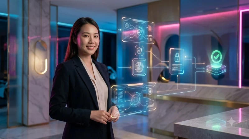 Kính lúp kiểm tra website chính thức SC88 với biểu tượng khóa bảo mật