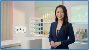 Minh họa hình ảnh người chơi đang xếp bài trên bàn cờ