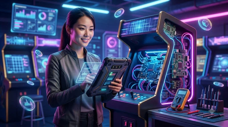 Minh họa quy trình các bước xử lý lỗi game arcade hiệu quả