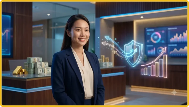 Minh họa trạng thái và thông tin giao dịch trong Nạp tiền an toàn vào SC88.