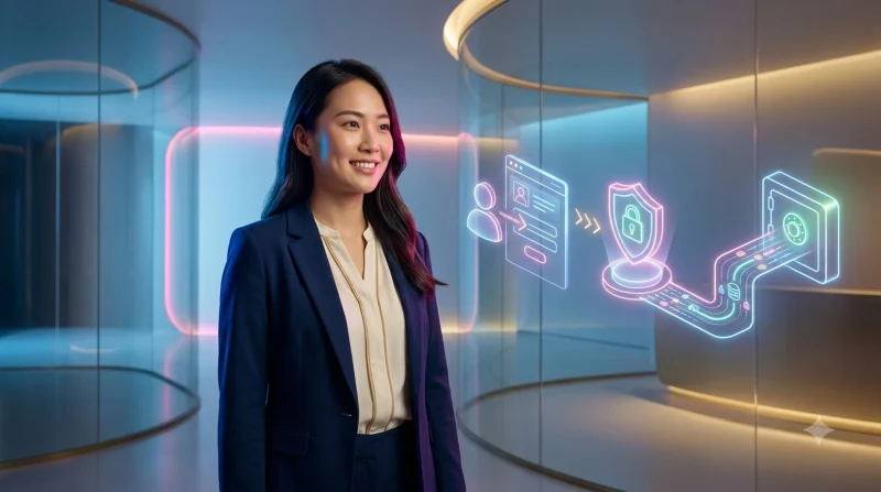 Quy trình nhận diện và truy cập website chính thức SC88 an toàn với khóa xanh và vân tay